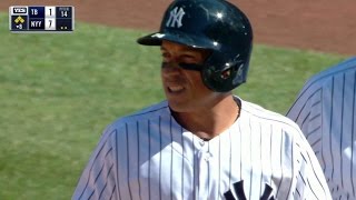 TB@NYY: Torreyes adds on with RBI fielder's choice