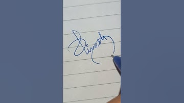 Dinesh name signature.... #signature #handwriting #shorts