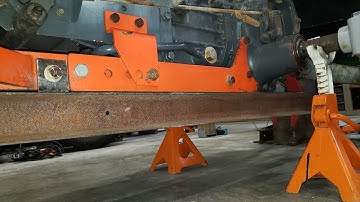 Fabricating A Backhoe Subframe For Kubota Part 1