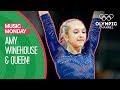 Victoria komova performs to a medley of queen  amy winehouse  music monday