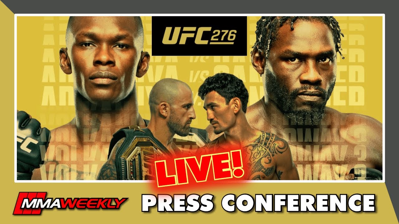 UFC 276 PRESS CONFERENCE Adesanya vs Cannonier Live