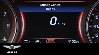 Engaging the Launch Control System | Genesis G70 | How-To | Genesis USA screenshot 5