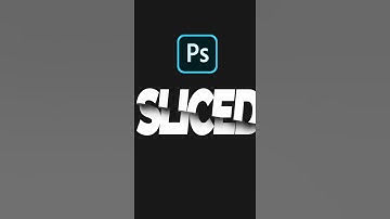 Sliced Text Effect in Photoshop | 57 second Tutorial | Photoshop Tutorial | #short | Muhammad Imad