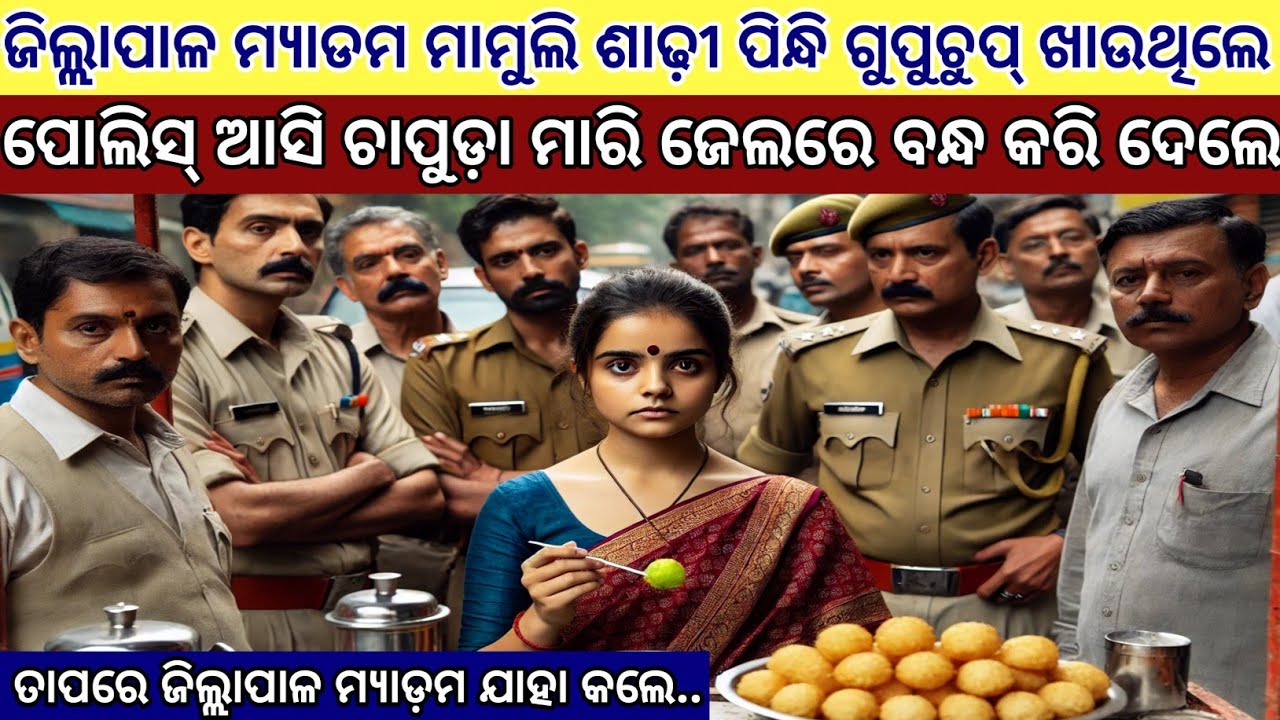ଜିଲ୍ଲାପାଳ ମ୍ୟାଡମ ଗୁପଚୁପ୍ ଖାଉଥିଲେ ପୋଲିସ୍ ଆସି ଚାପୁଡ଼ା ମାରି ଜେଲରେ ବନ୍ଦ କରିଦେଲେ ତାପରେ.../ Suspense Story