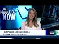 Trump calls off Iran strikes because of imminent Iran deal