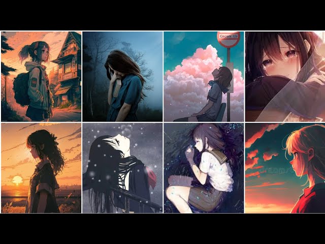 dark anime girl profile pic//cute anime girl/fb profil picture, Whatsapp dp  #cute #anime #subscribe😍 