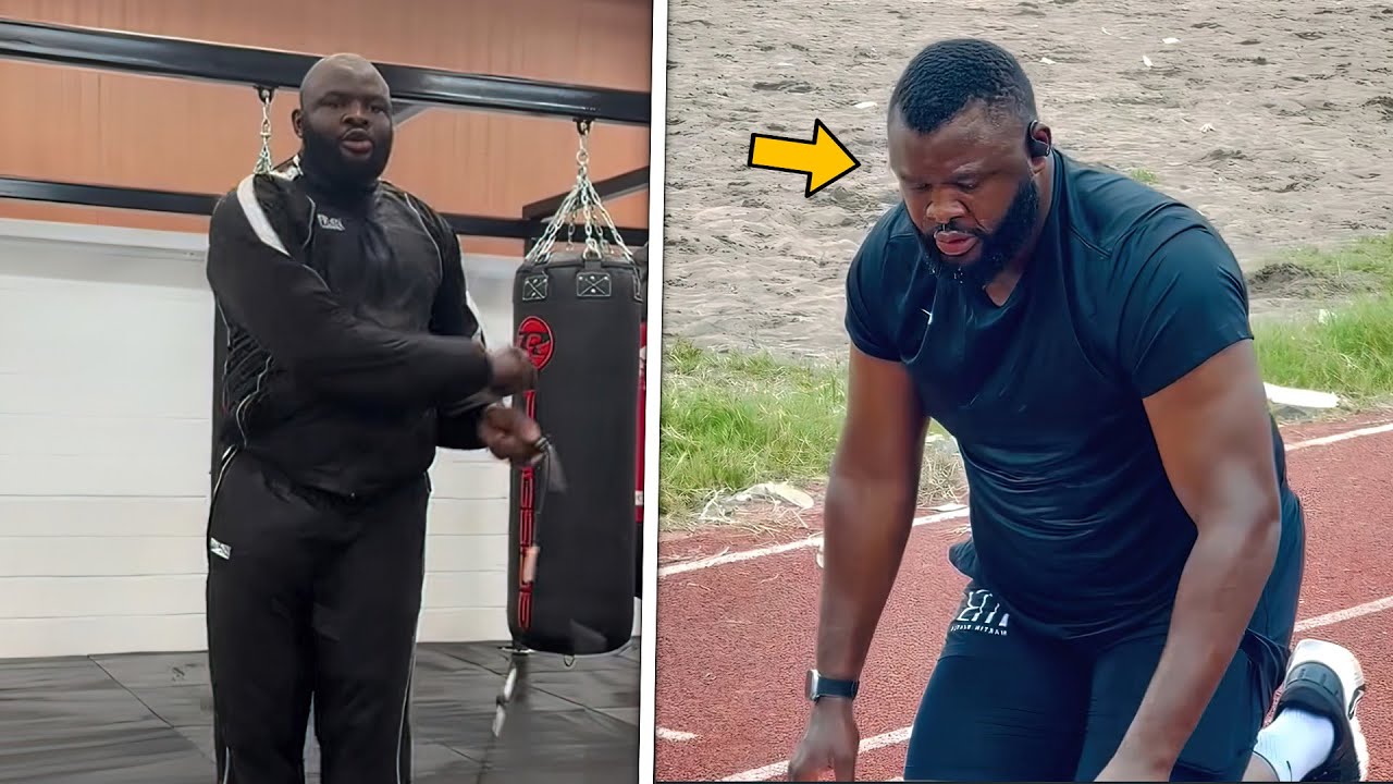 Martin Bakole training for Efe Ajagba | Bakole vs Ajagba | HIGHLIGHTS HD BOXING