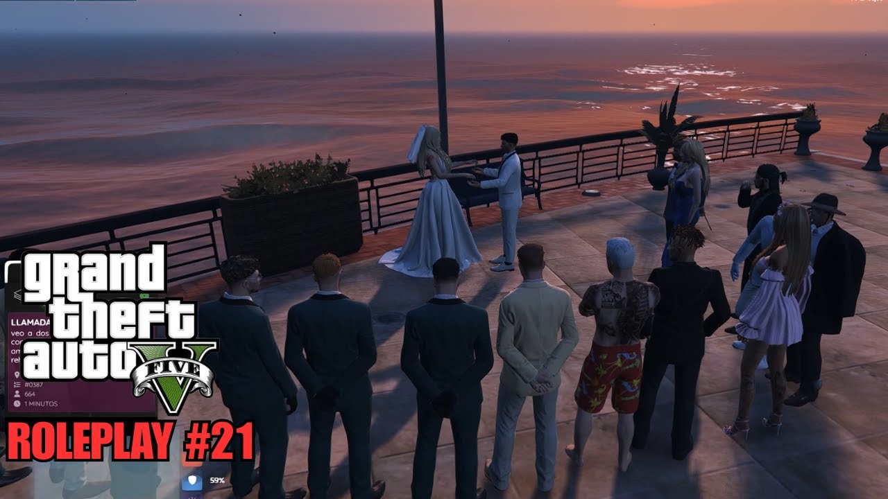! MATRIMONIO EN GTA 5 !