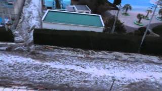 Tsunami in Hasunume, Chiba Prefecture