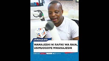 WANAJESHI NI RAFIKI WA RAIA USIMUOGOPE MWANAJESHI 