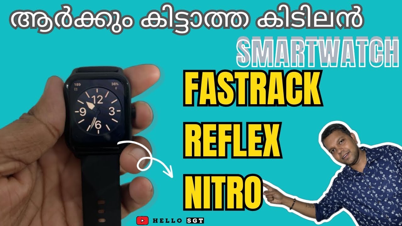Fastrack Reflex Nitro Smartwatch My Opinion | 1K Subscribers - Give Away Coming 