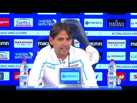 La conferenza stampa di mister Inzaghi alla vigilia di Parma-Lazio