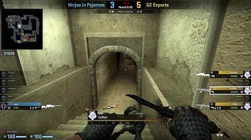 CS:GO POV Demo G2 huNter- (26/17) vs NiP (de_mirage)