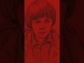 📞❄️The Walkie-Talkie vs. The Christmas Light 🎄 Stranger things Mike and will | 3d art #shorts