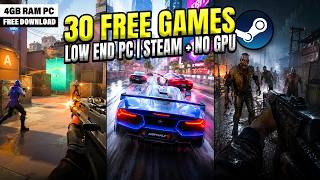 Best 30 FREE Steam Games for Low-End PCs & Laptops (2026)