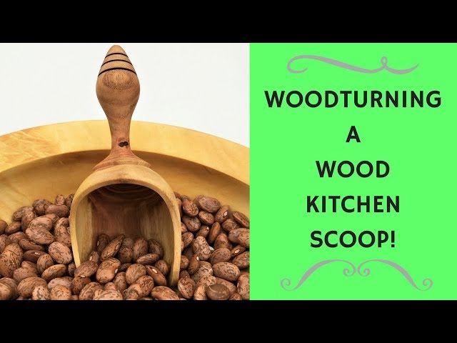 Turned Wooden Scoops