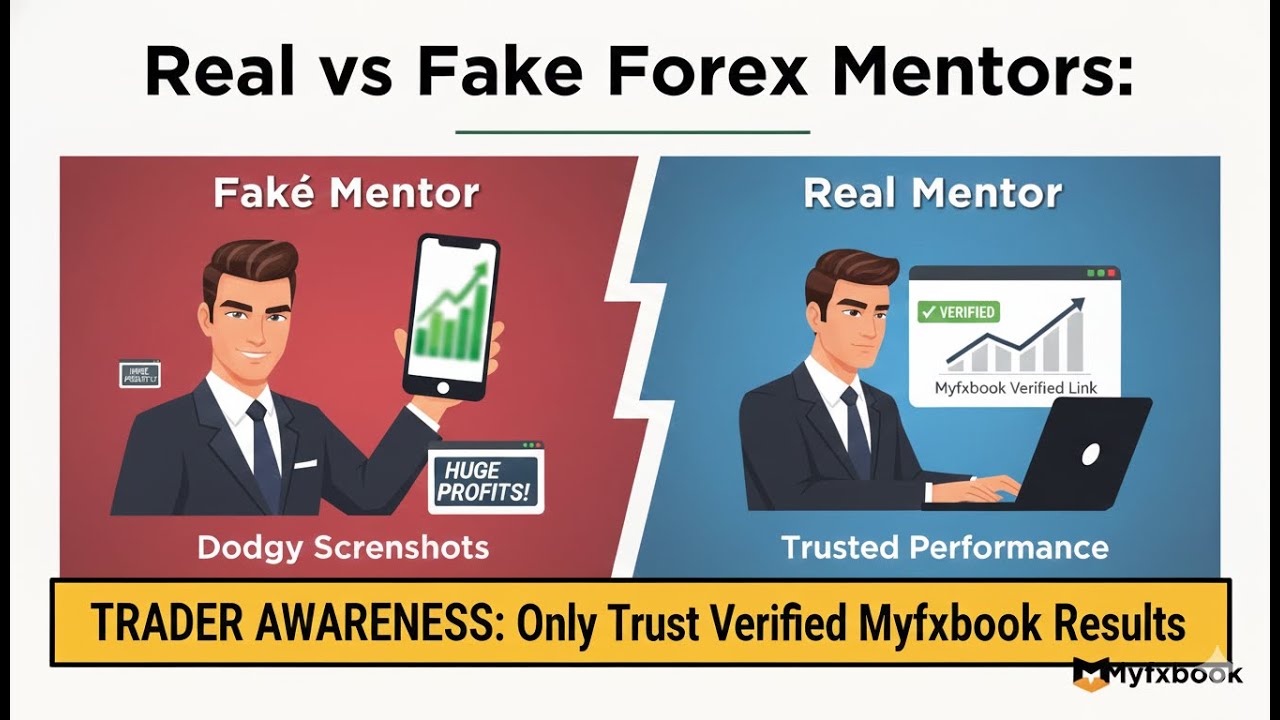 Real vs Fake Forex Mentors: Only Trust Verified Myfxbook Results
