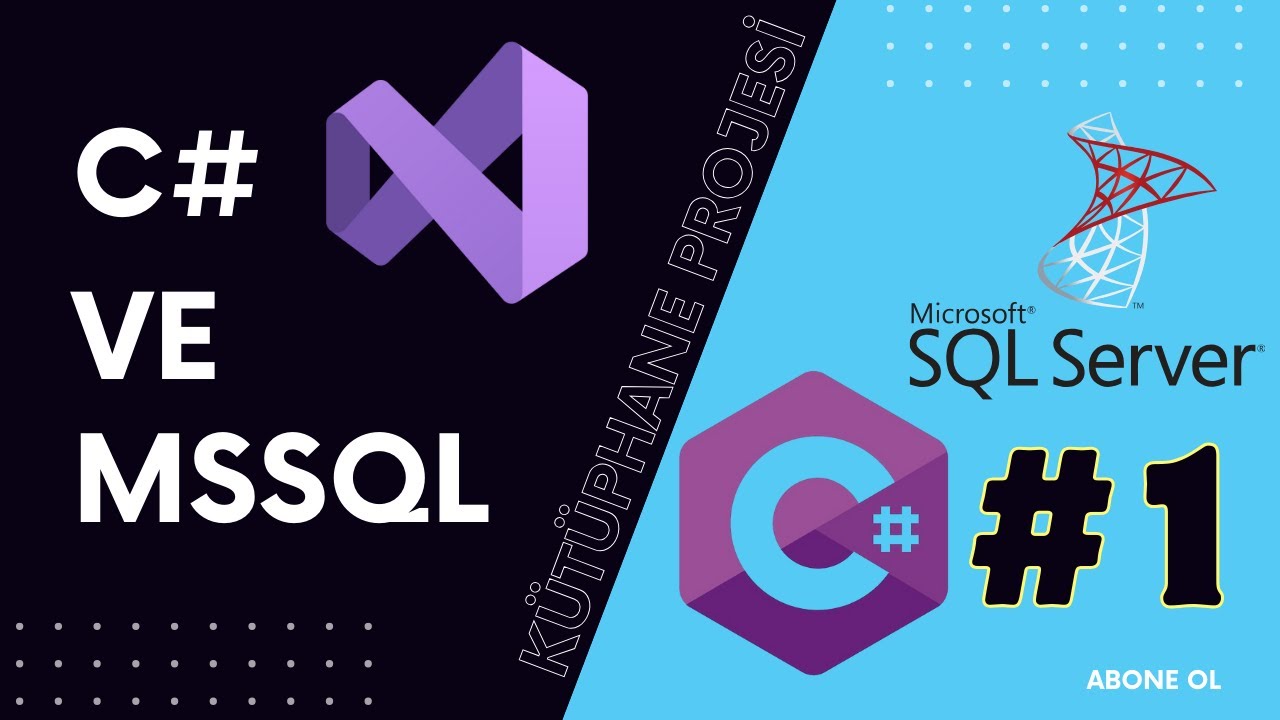 1 - C# ve SQL ile Kütüphane Projesi Geliştirme - Veri Tabanının ve ...