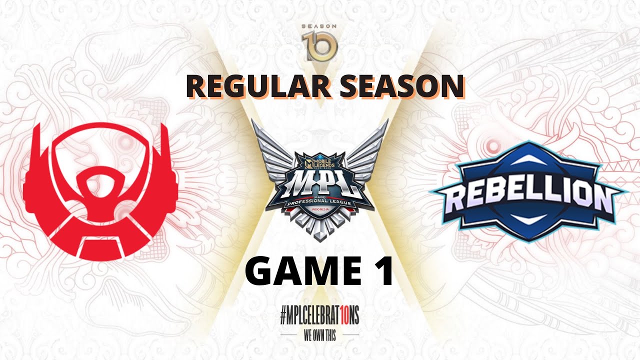 BTR ALPHA VS REBELLION ZION | GAME 1 Regular Season MPL ID S10 Week 5 Day 2