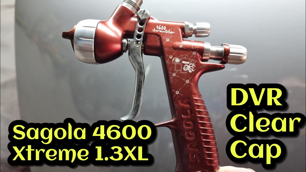 Sagola 4600 Xtreme 1.3XL DVR Clear For Clear Coating A Bonnet/Hood 