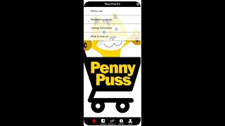 Penny Puss 2.0 app for Dollar General Penny shopping
