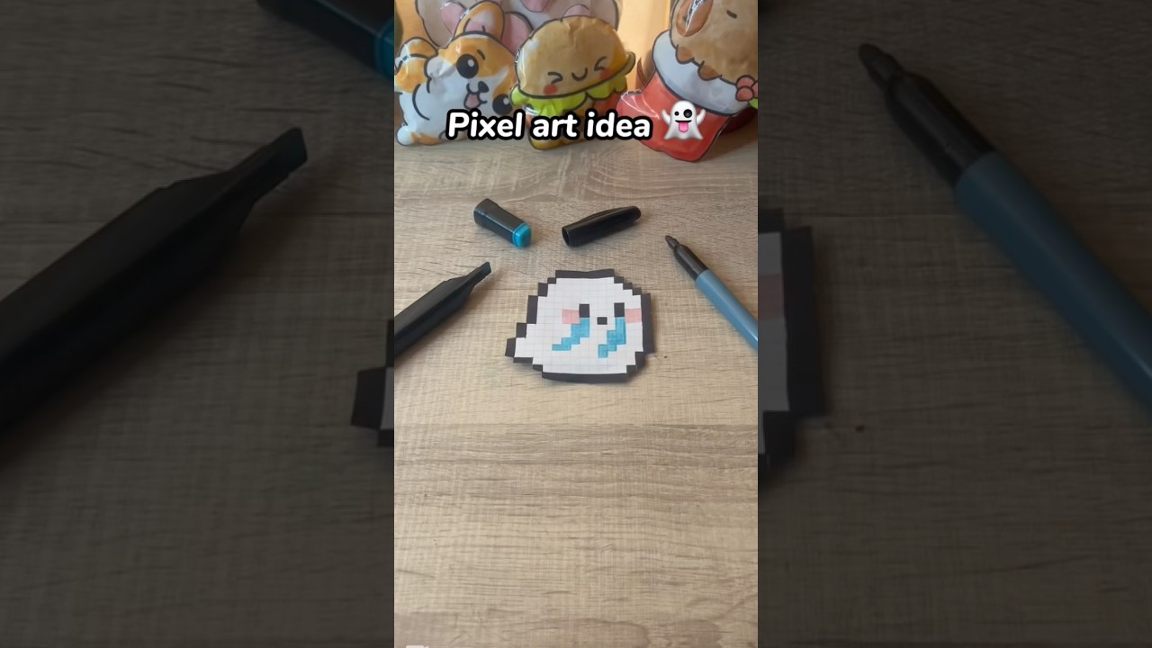 Halloween pixel Art idea 👻 