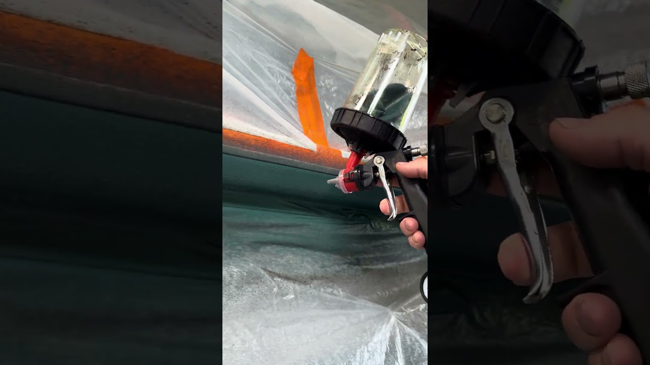 Steinschlagschutz auftragen