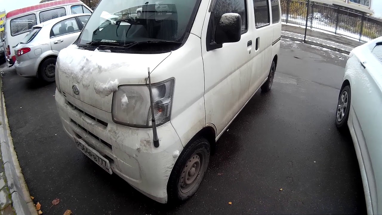 Daihatsu hijet размер багажника