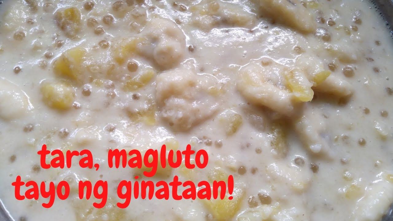 Ginataang Saging at Kamote