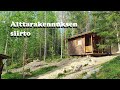 Aittarakennuksen siirto järvimaisemissa