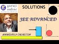 JEE ADVANCED 2013 REAL TIME PROBLEMS II VIDEO 4 II SOLUTIONS II BY GURUJI ONLINE SANJAY SIR