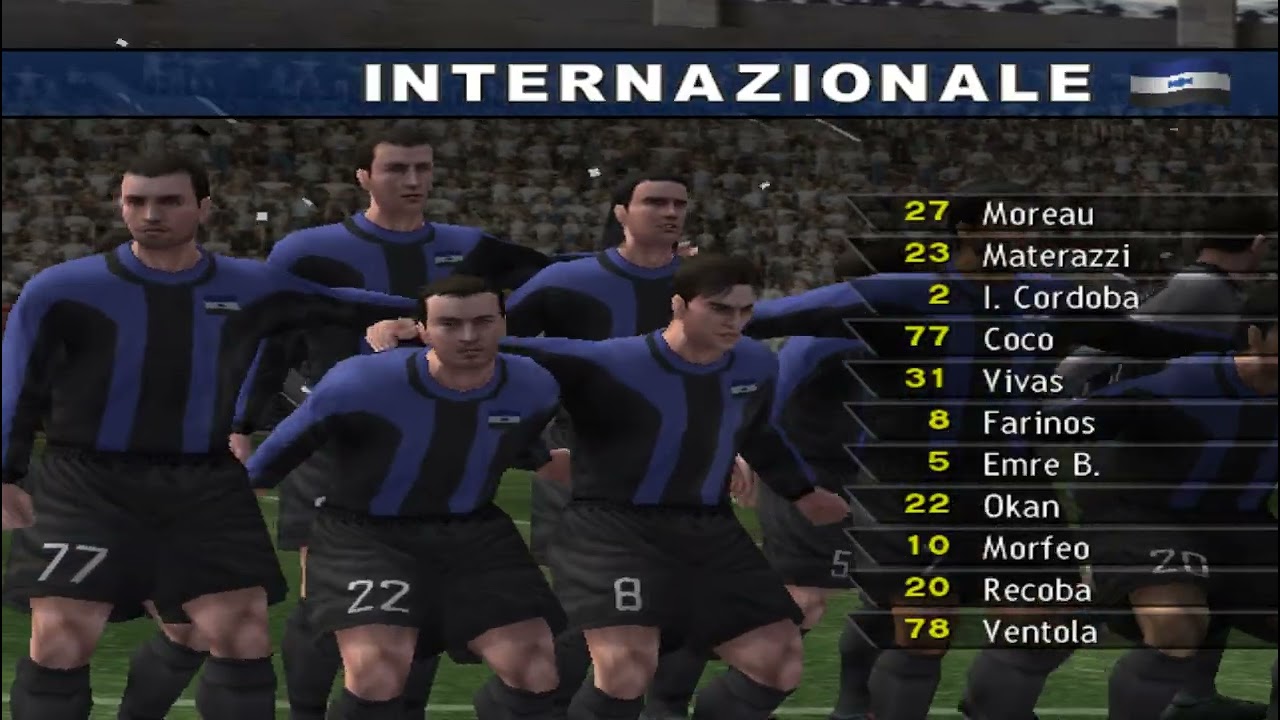 Konami Cup: Leeds vs Inter (1st half) [Group stage, matchday 3] - WS: WE6 Final Evolution