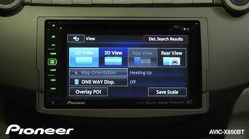 How To - AVIC-X850BT - Enter The Address Of A Navigation Destination