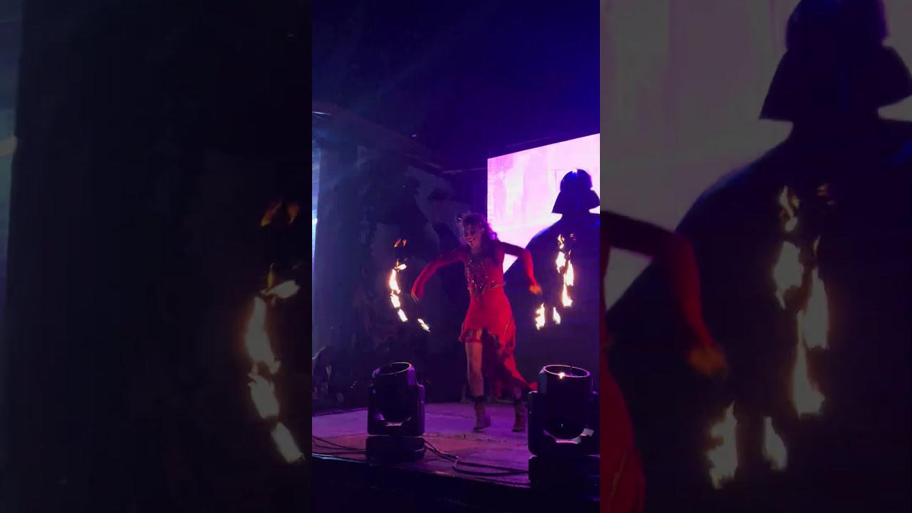 2025 Sacred Acre - Fire Fans & Interactive Transition to Next Performer