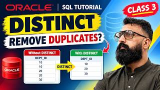 class 3 - Oracle SQL DISTINCT Explained in Hindi | How DISTINCT Works in SQL
