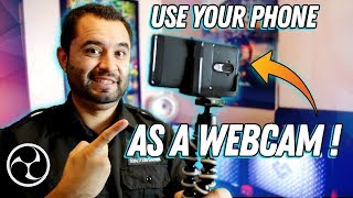 Use your PHONE as a WEBCAM in OBS // NDI // Tutorial