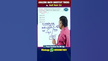 Digit Sum -24  || Number System || CAT, Railways, SSC-CGL ,Bank, APPSC,TGPSC || Anil Nair