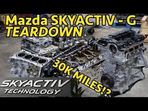 Dead At 30K Miles!? Mazda Skyactiv-G 2.5 CX30 Core / Blown Engine Teardown