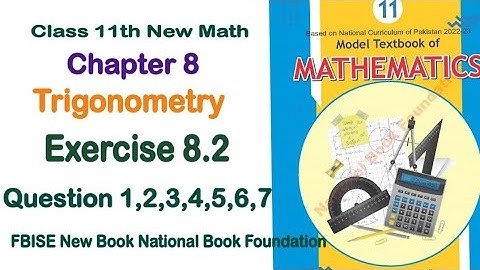 Exercise 8.2 class 11 NBF |Ex 8.2 class 11 NBF | National book foundation | Fbise Math