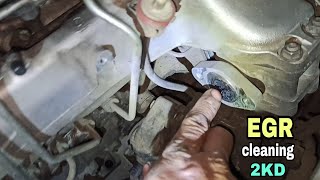 EGR cleaning |Toyota hiace 2KD