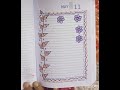 10 lavender and orange border design for project #art