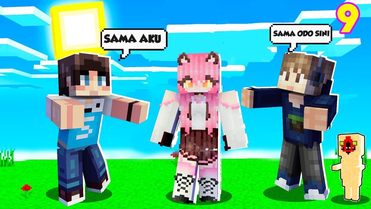 KITA KETEMU TEMAN CEWE BARU DI MINECRAFT - SURVIVAL BERAK #9 - YouTube