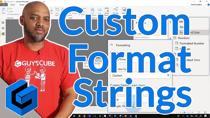 Using Custom Format Strings in Power BI Desktop