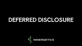 InnerGetics Deferred Disclosure - Psychological Tension Fatigue