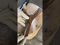 鹿の角でスリングショットを作る