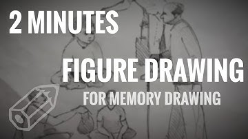 2 Minutes Quick  Figure Sketching for Memory Drawing (2) (MAH AAC CET / BFA Enterence/Intermediate)
