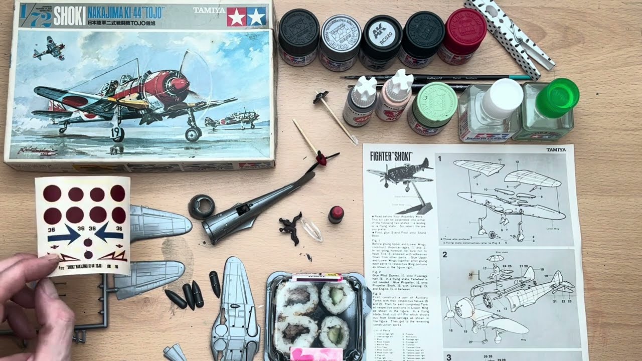 BUILD UPDATE 1.1 VINTAGE 1970, TAMIYA 1/72; SHOKI NAKAJIMA KI-44