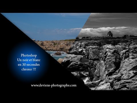 Tuto Photoshop - noir et blanc en 30 secondes chrono - S04E18