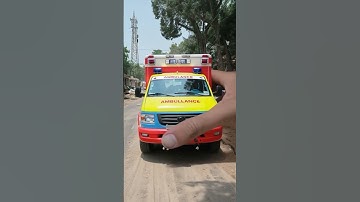 Ambulance 🚑 car Squeeze #aiedits #automobile #automotiveedit #aivfx #ai #aivideo #ai