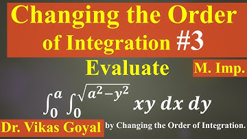 Change the Order of Integration #3 in Hindi (M.Imp) | Double Integrals | Engineering Mathematics